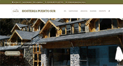 Desktop Screenshot of hosteriapuertosur.com.ar