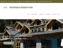 Tablet Screenshot of hosteriapuertosur.com.ar